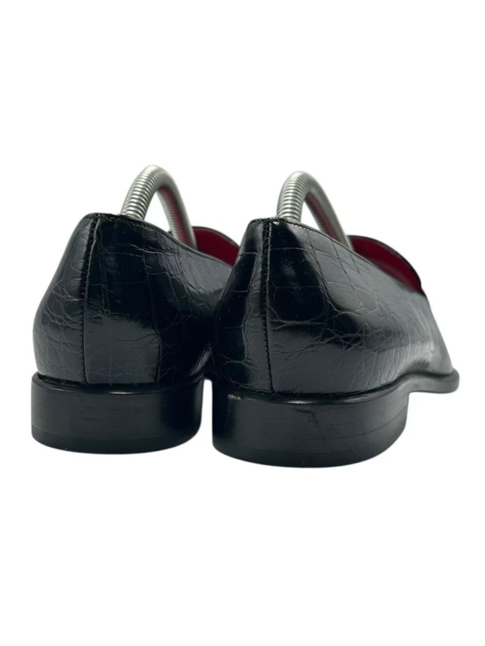 Celine Loafers Leather Croco Pattern 36.5 Black - Picture 5 of 8